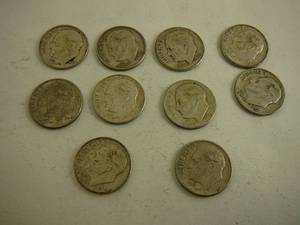 lot 75 image: 10 - Roosevelt Dimes