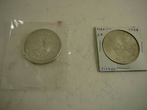 lot 85 image: 2 - 1948 Mexicanos .30 Gramos Ley .900