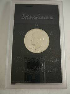 lot 90 image: 1973s Eisen Hower Proof In Brown Box