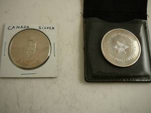 lot 131 image: 2 - 1867-1967 Confederation Silver Medal Token In Original Leather Case
