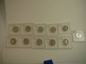 lot 37 image: 11 - Proof Quarters Uncirculated