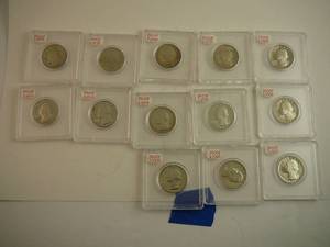 lot 38 image: 12 - Proof Quarters Uncirculated