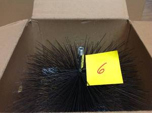 lot 6 image: Rutland 11 in. Square Wire Chimney Brush, 14 in. NPT open box in very good condition