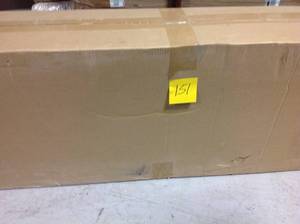 lot 151 image: NAPOLEON Alluravision 60 in. Wall Mount Slimline Electric Fireplace Retails for $1100 not used