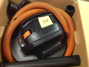 lot 54 image: 14 Gal. 6.0-Peak HP NXT Wet Dry Vac with Auto Detail Kitin good condition