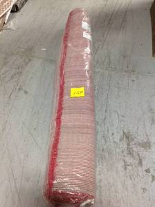 lot 157 image: Ottomanson Contemporary Solid Dark Red 5 ft. x 7 ft. Shag Area Rugin good condition