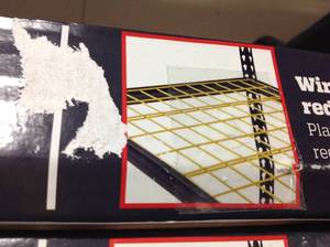 lot 172 image: Muscle Rack 44 in. W x 72 in. H x 24 in. D BlackYellow Steel 4-Shelf Garage Shelving Unit not used