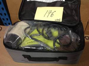lot 176 image: RYOBI 1.2 Amp Corded 5.5 in. Corner Cat Sander USEDin good condition