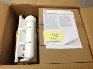 lot 179 image: GE Under Sink Reverse Osmosis Water Filtration System not used