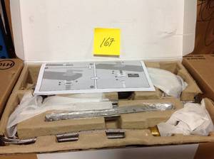 lot 167 image: Speakman Lura 8 in. Widespread 2-Handle Bathroom Faucet with Pop-Up Drain Assembly in Matte Blackin good condition