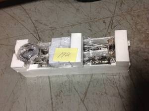 lot 192 image: Globe Electric 4 ft. Kearney 6-Light Brushed Nickel Foldable Track Lighting, Bulbs Includedin good condition