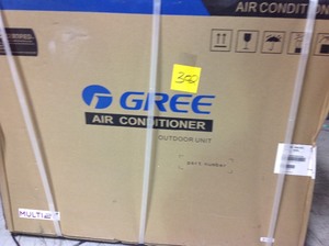 lot 302 image: Gree MULTI24HP230V1CO Mini Split Outdoor Unit with 24000 BTU Cooling Capacity for Up to 3 Zones, 230208 Volts - outdoor unit only