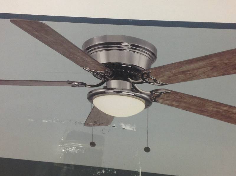 Hugger 52 In Led Gunmetal Ceiling Fan In Good Condition Kx Real