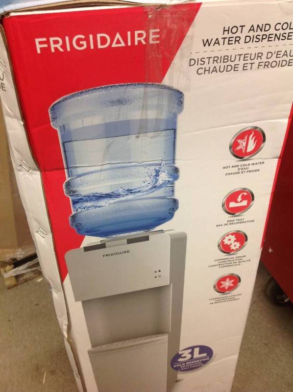 frigidaire hot and cold water dispenser