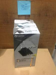 lot 87 image: Lithonia Lighting Floating Feed White Track Lighting Kit with Black Cover&nbspnot used
