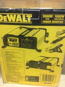 lot 89 image: DEWALT 1000-Watt Power Inverter&nbspnot used