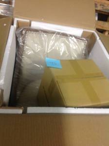 lot 92 image: Gilford 26 in. Drift Brown Stationary Counter Stool by American Woodcrafters not used