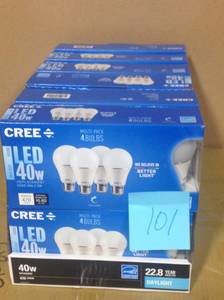 lot 101 image: 40 W Equivalents  4-Lamp Multi-Packs not used