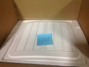 lot 129 image: Hampton Bay 140 CFM Ceiling Humidity Sensing Bathroom Exhaust Fan in good condition