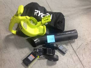 lot 150 image: 40-Volt Lithium-Ion Cordless Leaf VacuumMulcher TOOL ONLY in good condition