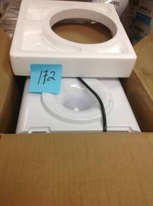 lot 172 image: Frigidaire 3 Gal. or 5 Gal. Hot and Cold Water Dispenser in White in good condition