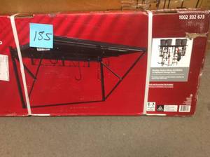 lot 185 image: Husky 28 in. H x 49.25 in. W x 28.50 in. D Heavy Duty Steel Wall Storage Rack not used