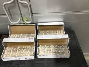 lot 26 image: DALTILE Accent Tile Diamond Dream Lot of 4 boxes