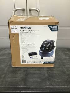 lot 43 image: ANVIL 2G Pancake Air Compressor- Used, tested, works