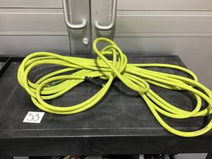 lot 53 image: HUSKY 38 Heavy Duty Rubber 50ft Hose, Max 300 PSI