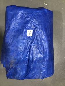 lot 56 image: Monsterous Blue Tarp - Very Heavy - Size unknown - Used