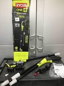 lot 61 image: RYOBI 18V Lithium 8 Cordless PoleSaw - Unused with battery and charger