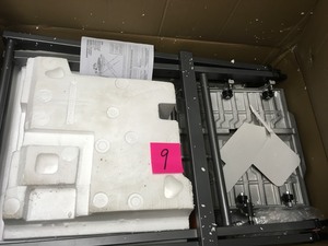 lot 9 image: Ryobi 9 Amp Corded 7 in. Wet Tile Saw with Stand&nbspin good condition