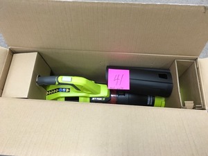 lot 41 image: 110 MPH 480 CFM Variable-Speed Turbo 40-Volt Lithium-ion Cordless Battery Jet Fan Leaf Blower (Tool Only) in good condition