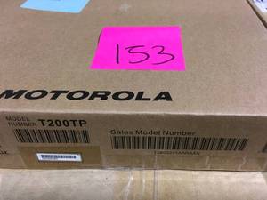 lot 153 image: Motorola Talkabout T200TP Rechargeable 2-Way Radio, Gray (3-Pack)   in good condition