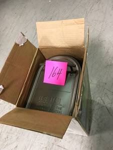 lot 164 image: Gibraltar Mailboxes Franklin Medium Galvanized Steel Post-Mount Mailbox in Bronze   in good condition