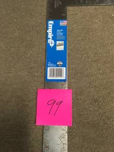 lot 99 image: 16 in. x 24 in. Steel Framing Square  in good condition