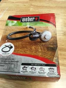 lot 135 image: Weber QCC1 Rubber Hose and Regulator Kit   in good condition