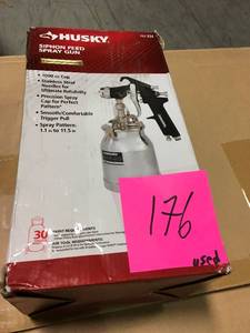 lot 176 image: Husky Siphon Feed General Purpose Spray Gun  USED