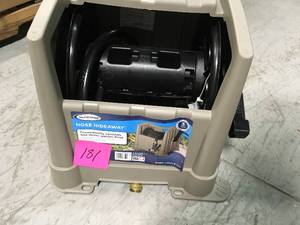 lot 181 image: Suncast 100 ft. Hose Hideaway not used