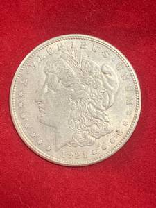 lot 5 image: 1921 Morgan Silver Dollar
