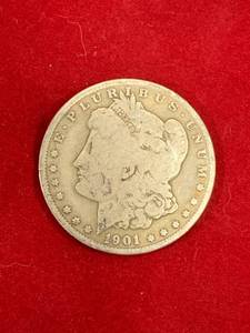 lot 15 image: 1901 Morgan Silver Dollar