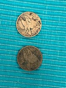 lot 24 image: Lot of 2 Flying Eagle Cents