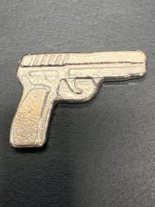 lot 39 image: 2oz .999 Silver Gun