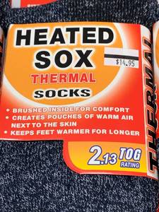 lot 7 image: Lot of 3 New Pairs of Thermal Winter Socks