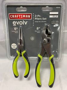lot 21 image: Craftsman Evolv 2pc Plier Set New