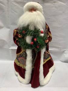 lot 37 image: Vintage 17 Tall Highly Detailed Santa Claus