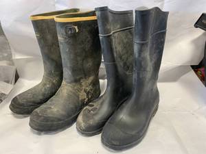 lot 45 image: 2 Pair Boots (one size 10)
