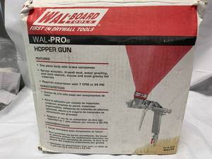 lot 53 image: Wal-Pro Drywall Hopper Gun (Made in USA)