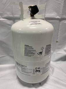 lot 56 image: 30 lb Propane Tank Filled & Tank Inspection Done