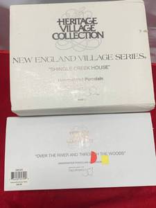 lot 63 image: Dept. 56 Through the Woods & Shingle Creek House